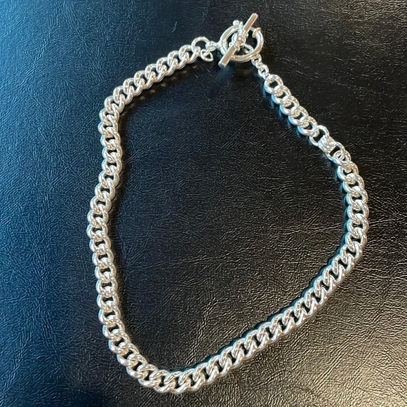 Ralph Lauren Jewelry - Ralph Lauren thick curb link sterling silver necklace 1990’s